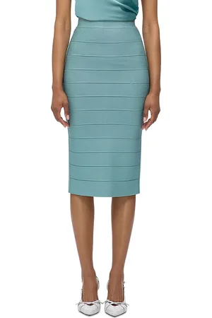 Hervé Léger Icon Bandage Pencil Skirt