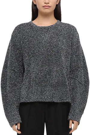 Helmut Lang Apex Lurex Crewneck Sweater