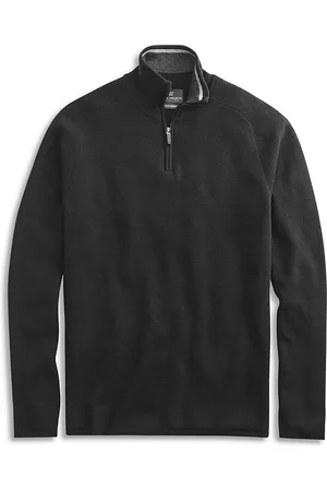 MACK WELDON Tech Long Sleeve Quarter Zip Sweater