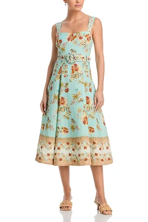 HEMANT AND NANDITA Belted Midi Dress