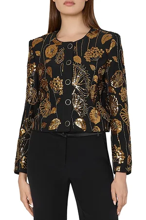 Milly Pheobe Floral Embroidered Jacket