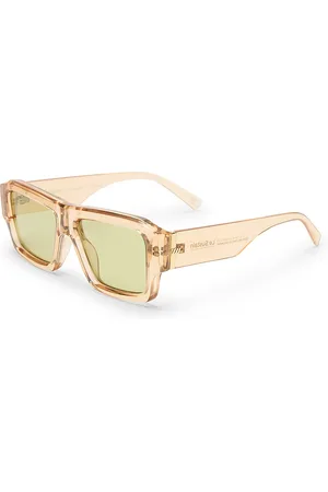 Le Specs Polygraph Rectangular Sunglasses, 55mm