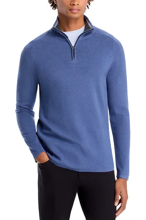 MACK WELDON Tech Long Sleeve Quarter Zip Sweater