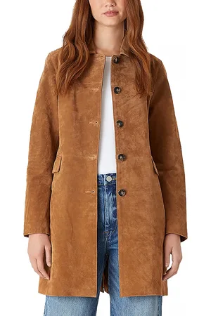 BLANK NYC Real Suede Trench Coat