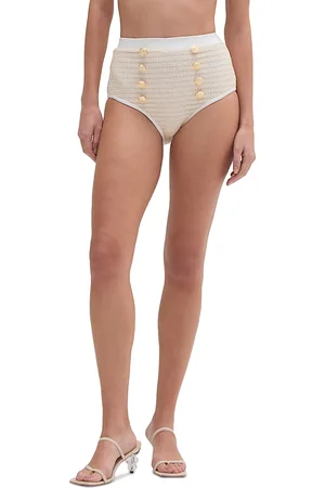PATBO Metallic High Waist Bikini Bottom