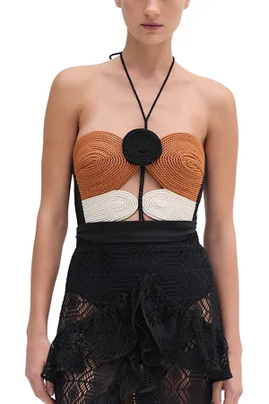 PATBO Jersey Sands Braided One Piece Swimsuit