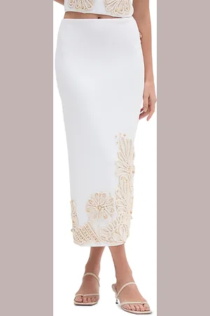 PATBO Dune Embellished Maxi Skirt