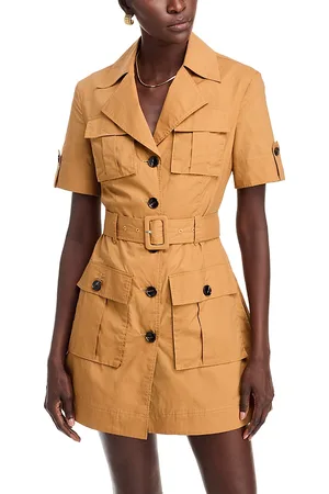 Toccin Colleen Belted Shirt Dress