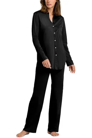 Hanro Cotton Deluxe Long Pajama Set