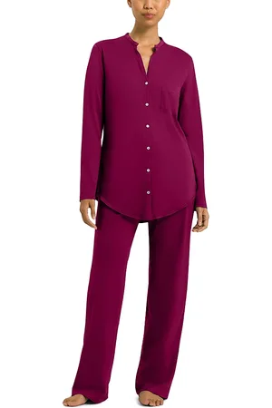 Hanro Cotton Deluxe Long Pajama Set