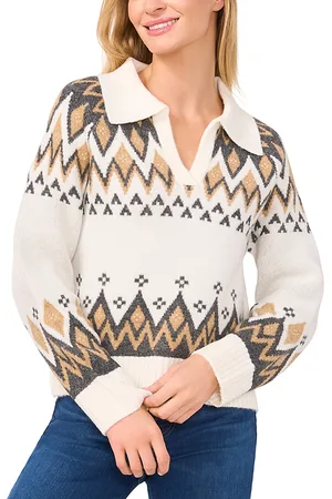 CE&CE Collared Fair Isle Sweater