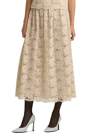 ST. JOHN Guipure Skirt