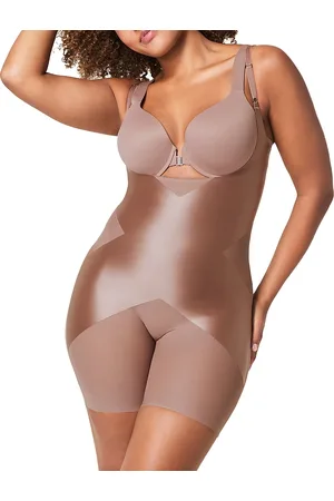 Spanx Open Bust Mid Thigh Bodysuit