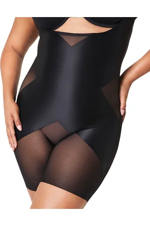 Spanx Open Bust Mid Thigh Bodysuit