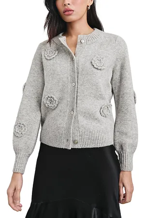 Rails Francesca Flower Applique Cardigan