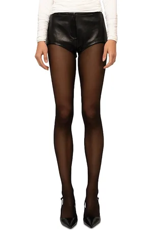NONchalant Label Cass Faux Leather Shorts