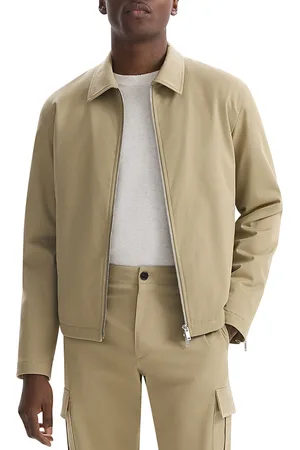THEORY Zip Cuff Blouson Jacket in Marvel Twill