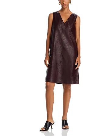 Kobi Halperin Graylen Faux Leather Shift Dress