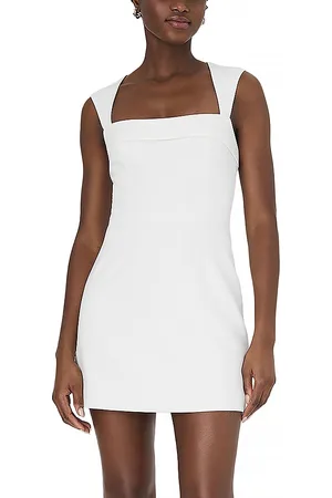 French Connection Whisper Square Neck Mini Dress