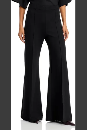 ROSETTA GETTY Pintuck Wide Flare Pants