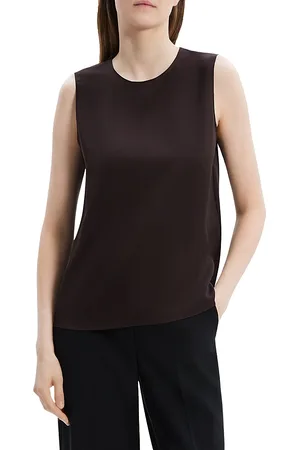 THEORY Silk Sleeveless Top