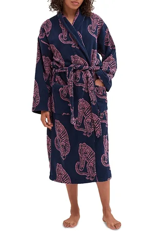 Desmond & Dempsey Printed Towel Robe