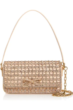 Self-Portrait Embellished Baguette Shoulder Bag