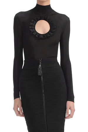 Self-Portrait X Christopher Kane Cutout Bodysuit