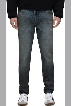 Hudson Zack Skinny Fit Jeans in Gray