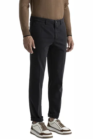 PESERICO SIGN Cotton Stretch Garment Dyed Regular Fit Chino Pants