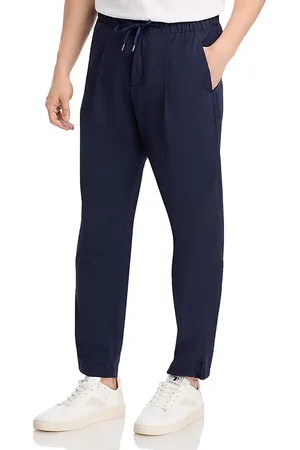 HERNO Nylon Stretch Slim Fit Pleated Pants