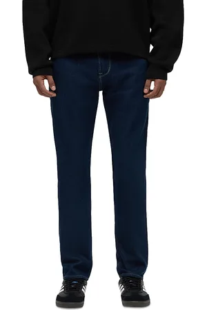 Hudson Blake Slim Straight Fit Jeans in Gray
