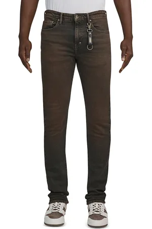 PRPS Muscari Slim Tapered Fit Jeans in Black