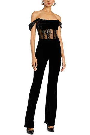Retrofete Leni Velvet Lace Jumpsuit
