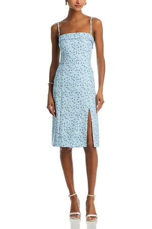 French Connection Echo Crepe Floral Midi Dress