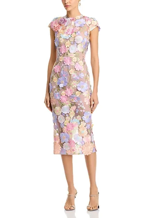 Bronx and Banco Jasmine Cap Sleeve Midi Dress