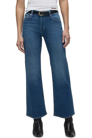 Hudson Rosie High Rise Wide Leg Ankle Jeans in