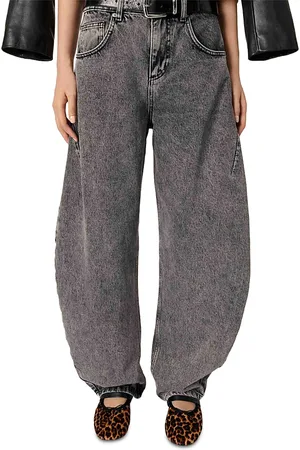 Maje High Rise Balloon Leg Jeans in