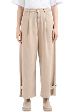 Emporio Armani High Rise Wide Leg Jeans in