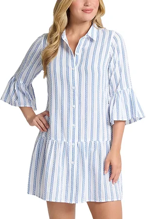 Tommy Bahama Bonita Stripe Swim Cover Up Dress