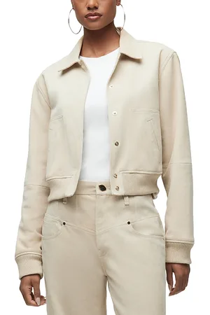 Hudson Suede Bomber Jacket