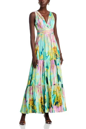 Kobi Halperin Britt Printed Tiered Maxi Dress