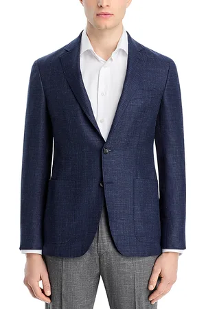 CANALI Kei Melange Hopsack Unstructured Regular Fit Sport Coat