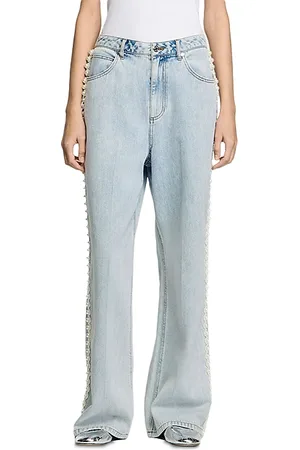 Sandro Beaded Jeans in
