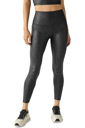Beyond Yoga Heather Rib High Waisted Midi Legging