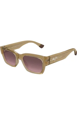 Maui Jim Kenui Rectangle Sunglasses, 53mm