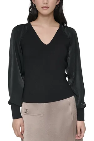DKNY Mixed Media Sweater