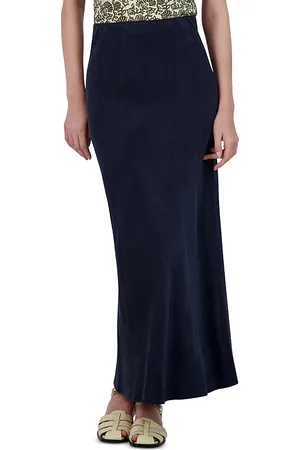 Point Brushed Straight Skirt