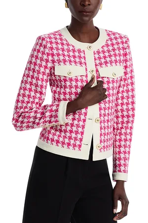 ELIE TAHARI The Farley Gingham Jacket