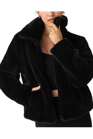 Beyond Yoga On The List Faux Fur Jacket